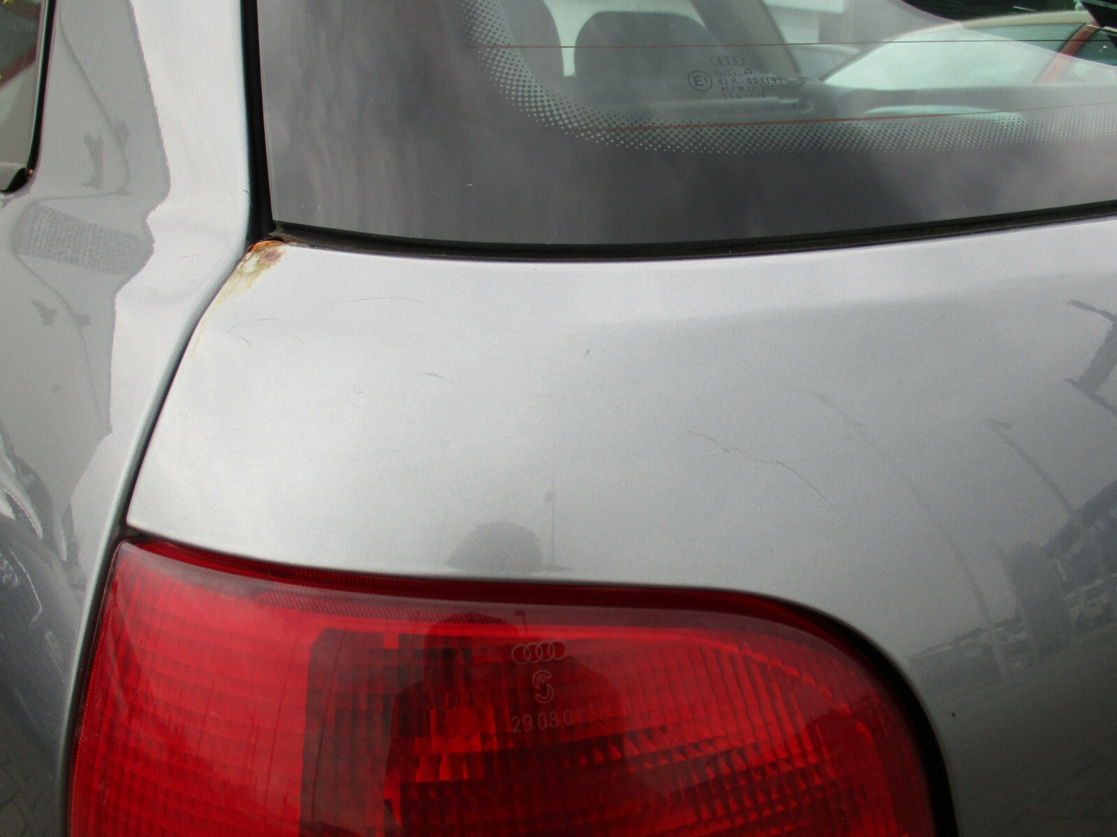 Heckklappe Audi A4 B5 Avant VOR-Facelift ACHATGRAU LY7L Klappe grau ...