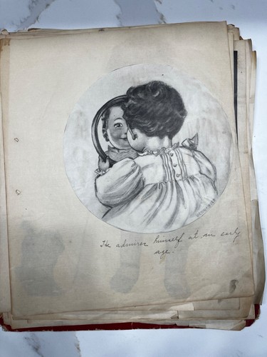 Vintage "Alternate Life" Scrapbook - Photos, Ephemera, Ads, Illustrations - Picture 3 of 14