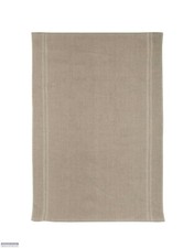 Charvet Éditions "Country" (Écru), Natural woven linen tea towel. France.