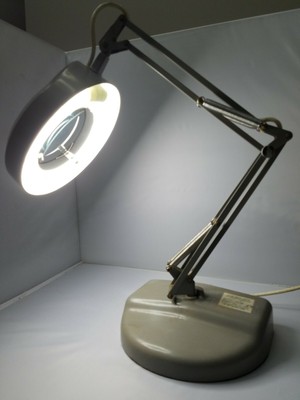 vintage luxo magnifier lamp