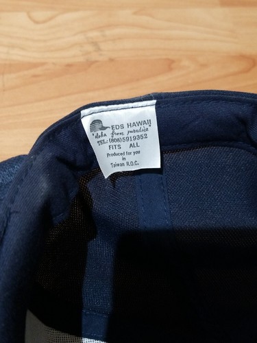 USS Missouri BB-63 Mighty Mo Blue Snapback usato delicatamente vintage - Foto 8 di 8