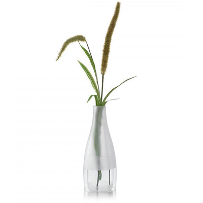 Philippi Germany Duett Borosilicate Frosted Glass Vase 2-Piece Set in Gift Box