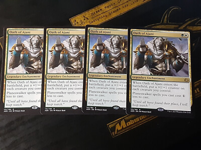 Oath of Ajani  x4 , Aether Revolt , Near Mint , MTG, FREE SHIPPING