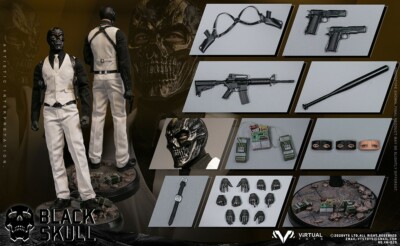 VTS TOYS 1/6 Black Skull Action Figure Collection In Stock | eBay