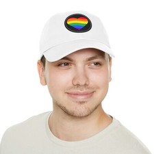 Unisex Pride Hat on Leather Patch