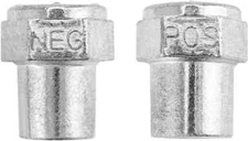 Car Positive Negative Battery Post Terminal, 2 Pair Zinc Alloy Battery Adapter,