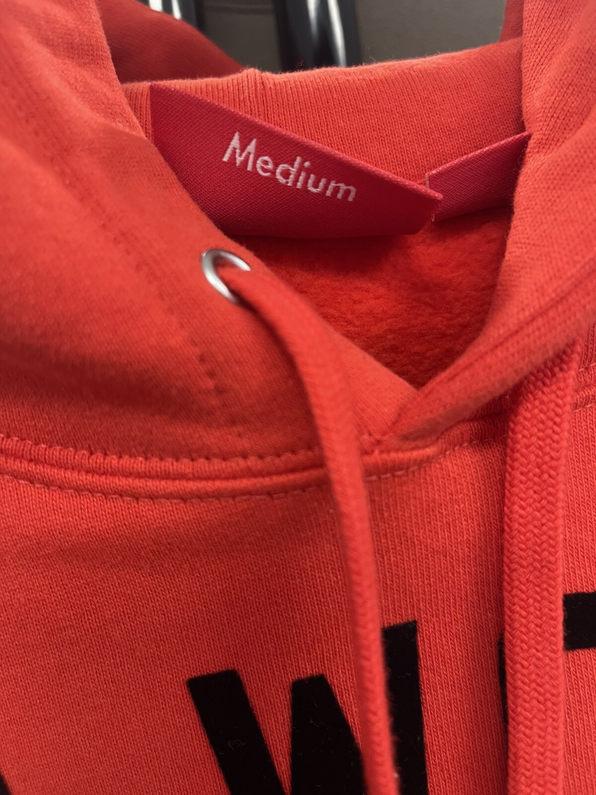 Supreme Team Flocked Hooded Sweatshirt Bright Red-Supra Sneakers-$280.00