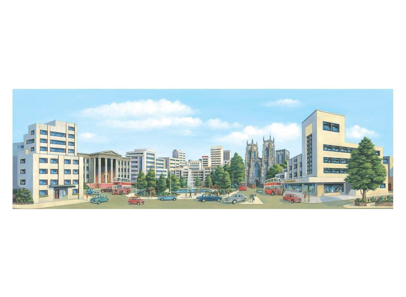 Peco SK-37 City Centre Backscene