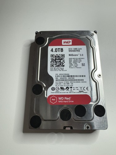 Western Digital Red (5400RPM, 3,5", SATA III, 64Mo Cache) 4To Disque Dur - Afbeelding 2 van 2