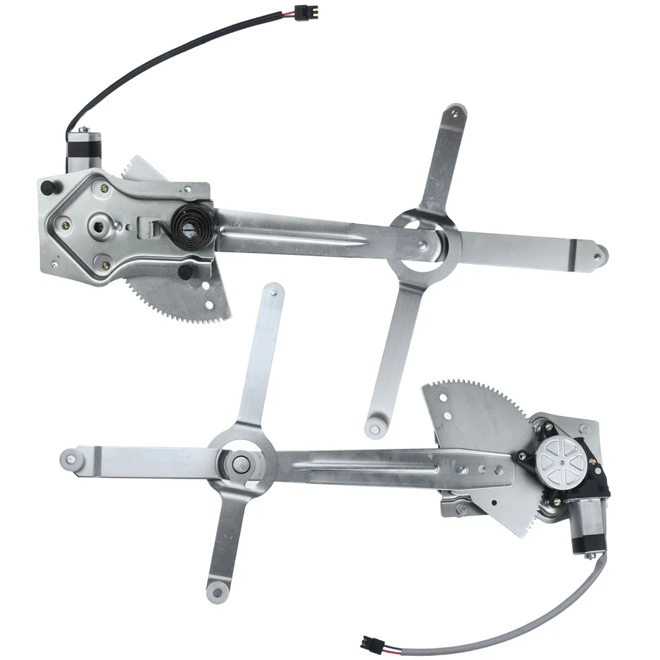 Regulador de ventana eléctrica 2 piezas para Chevy GMC G10 G20 P30 G1500 G2500 delantero derecho y derecho Foto 2 de 4