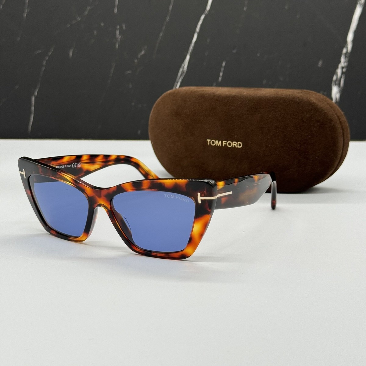 NEW TOM FORD TF871 55V WOMEN CAT EYE SUNGLASSES TOM FORD  display picture 2