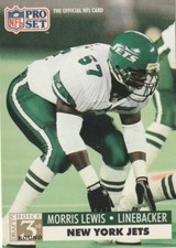 FREE SHIPPING-MINT-1991 Pro Set Mo Lewis #792 -PLUS JETS BONUS CARDS