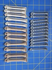 24 Vintage Hair Curling Rod Curlers Plastic Swing Arm Home Perm Rollers 3 Sizes