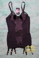GirdleBound Vintage Style Corsalette Girdle NWT Black 32A