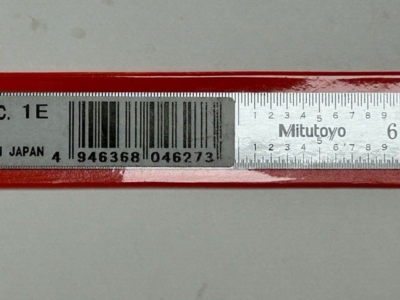 Mitutoy Ruler Steel Rule Mitutoyo - 12 Inch/300mm Precision Ruler With Multiple Scale ...