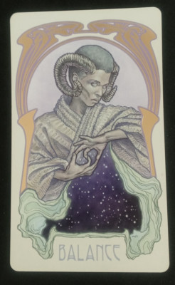 Dreamscape Oracle by Matt Hughes Single Card Balance 5'' X 3''