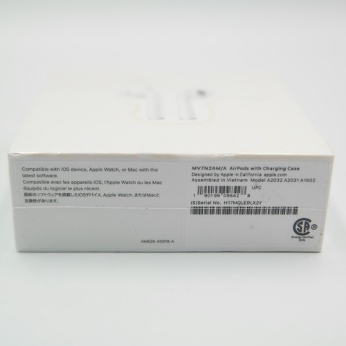 New Apple AirPods 2nd Gen with Charging Case A2031 A2032 A1602 MV7N2AM/A - Photo 6 sur 6