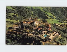 Postcard Aerial View of Hearst Castle and Grounds San Simeon California USA