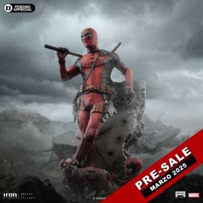 DEADPOOL 1/10 DELUXE STATUE - DEADPOOL & WOLVERINE - IRON STUDIOS