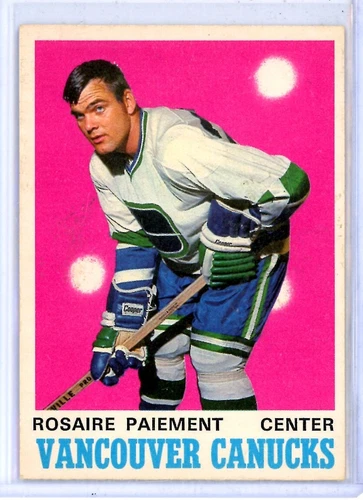 1970-71 O-Pee-Chee #226 Rosaire Paiement RC - Vancouver Canucks - SET BREAK