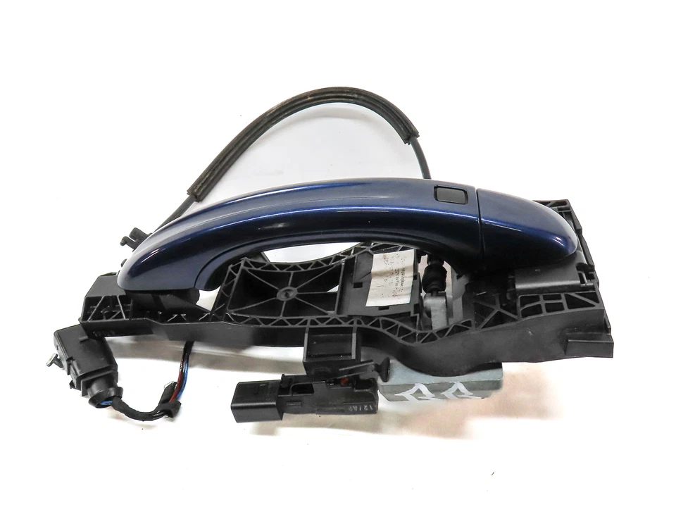 2008 AUDI Q7 (4L) MAÇANETA DE PORTA DE ENTRADA TRASEIRA DIREITA EXTERNA SEM CHAVE (AZUL) - Imagem 2 de 4