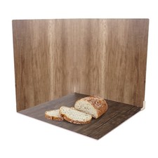 60x60cm Dark/Light Brown Wooden Effect PVC Boards Twin Kit - 60x60cm, 5mm, 2kg