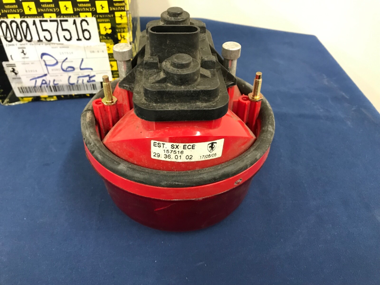Ferrari 575 tail light left-hand outer part number 157516