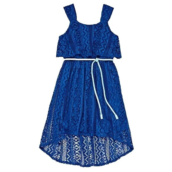 Vestidos de Poliéster Azul para Niñas