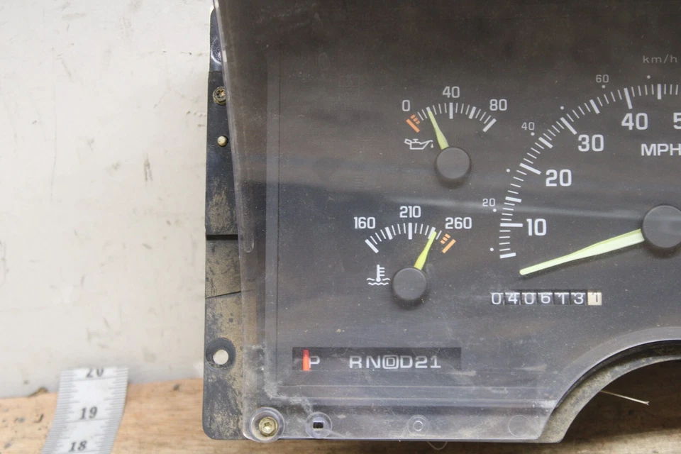 95-99 C/K DIESEL Speedometer 40k Miles OEM 16201515 Cluster Gauges - Image 4 of 4