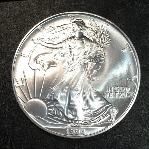 1994 Uncirculated American Silver Eagle US Mint Issue 1oz Pure Silver #Q411