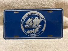 Vintage MHF 40th Anniversary Booster License Plate