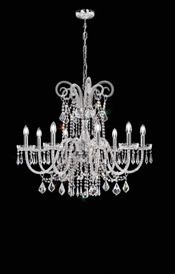 LUSTRE CRISTAL - état neuf 55cm de diamètre