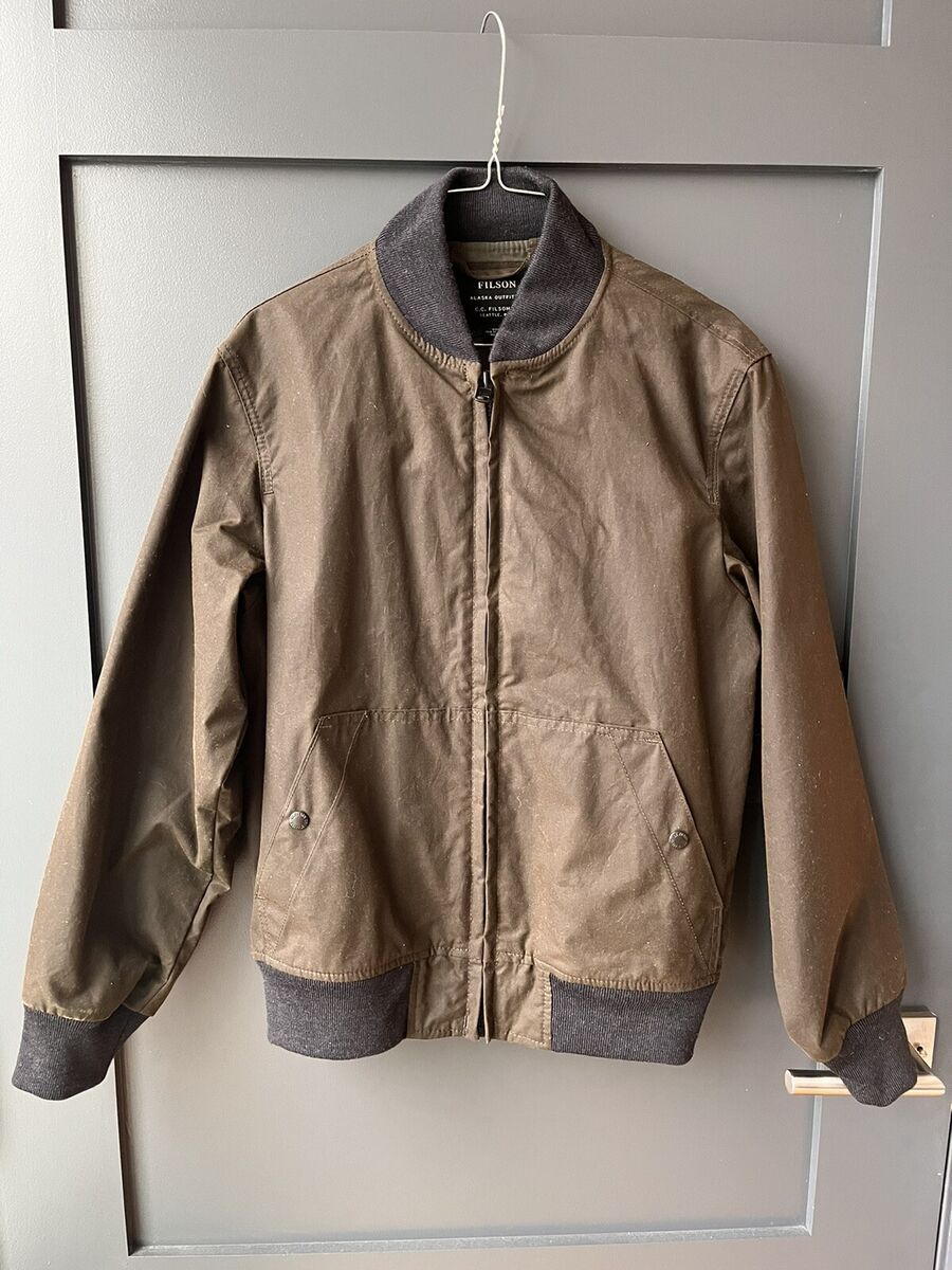 Filson Cover Cloth Bomber Jacket Waxed MADE IN USA XS | eBay Filson Cover Cloth Bomber Jacket Waxed MADE IN USA XS | eBay