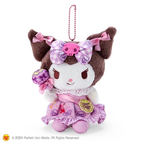 Japón Sanrio Hello Kitty My Melody Kuromi Peluche Muñeco Llavero (Chupa Chups) - Imagen 4 de 5