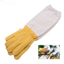 New Sheepskin Anti-Bee Beekeeping Tool For Beekeeper Protective Glove Beekeeping