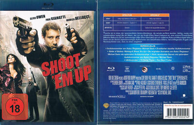 SHOOT 'EM UP --- Blu-ray --- Ungekürzte FSK 18 Version --- Clive Owen ---
