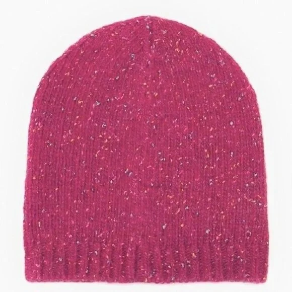 Polo Ralph Lauren Niñas Lana de Cordero Rosa Bandera Gorro Talla Única 7-16 Edición Limitada Foto 3 de 3