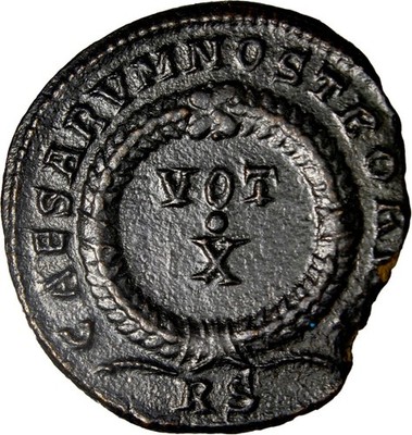Crispus, Caesar (AD 316-326). Follis (AE, 18 mm, 3.51 g) AD 321, Rome. Coin