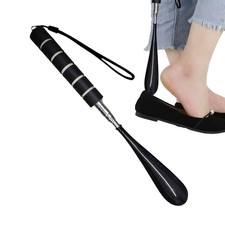 Shoe Horn Extra Long Handle Stainless Steel 28" Handled Metal Shoehorn Horns