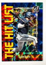 2022 Donruss Juan Soto BLUE Diamonds The Hit List Insert Card #/249 Nationals!