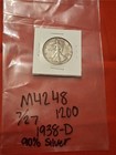 Picker’s Bag of 1938-D x1 CIRC 90% SILVER WALKING LIBERTY HALF DOLLAR   #MF-4248 — photo 2