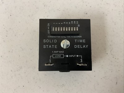 SSAC TDU3001A SOLID STATE TIMER TIME DELAY 1-1023 SEC, FREE SHIPPING
