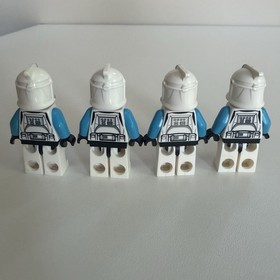 Lego Hailfire Droid 75085 Star Wars Clone Trooper Lieutenant 4 Minifigures Lot