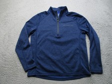 Vineyard Vines Sweater Mens Small Blue Performance Quarter Zip Pullover Athletic