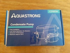 Aquastrong CDS036 Gray White Easy Installation Low Noise Condensate Pump