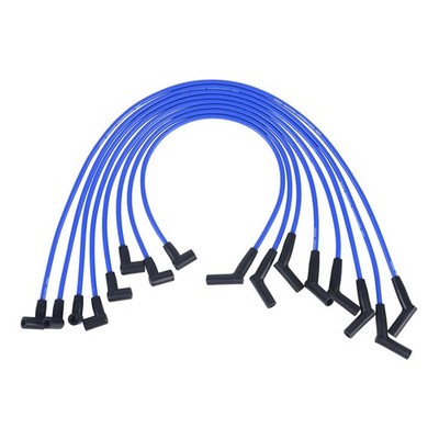 RLP Silicone Spark Plug Wires Set 8.0mm Blue Replacement for SBF Small Block ...