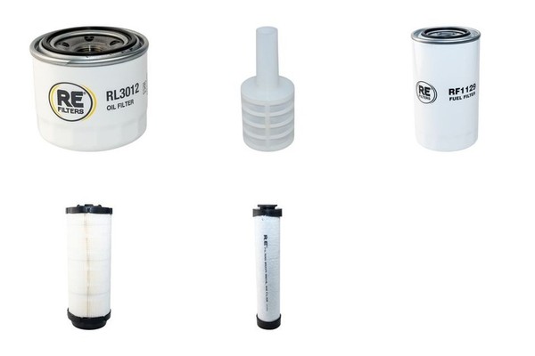Filter Service Kit FüR Takeuchi TL220 Luft ÖL Kraftstoff W/Yanmar 4TNV84T Motor-image