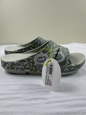 OOFOS OOahh Sport Recovery Slide Sandal Cosmic Grey Water Camo US M8 W10 New