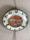 1940's Willard Batteries ADVERTISING clock 13" - Canadian Neon-Ray Clock Co.