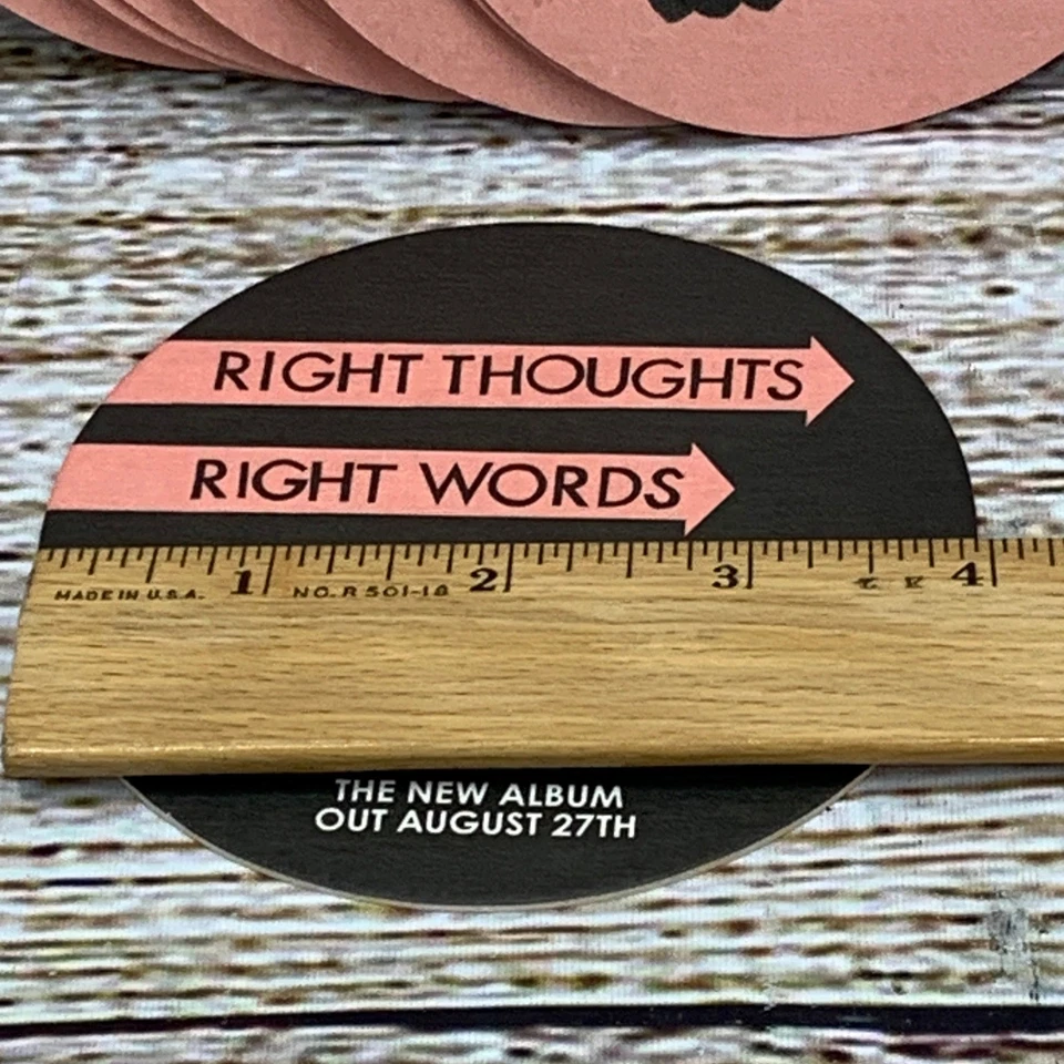 Franz Ferdinand Band Coasters Album Promo Right Thoughts Words Actions 16-Piece - Image 4 of 4